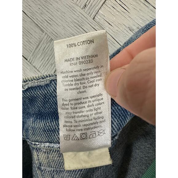 PacSun women’s jeans, high waisted patchwork cargo barrel cut packets streetwear - Picture 5 of 10